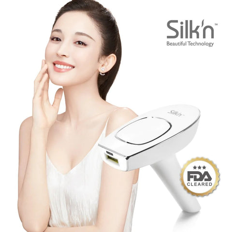 Chinese actress Gulinazha posing with the Silk’n Flash&Go Pro hair removal device - How to Choose The Best Silk’n Hair Removal - BeautyFoo Mall Malaysia