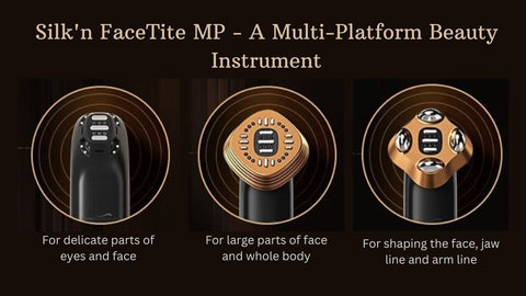 An all-rounder Multi-Platform Beauty Instrument targeting the delicate and large parts of face, arm lines and body - Silk'n FaceTite MP Review - BeautyFoo Mall Malaysia