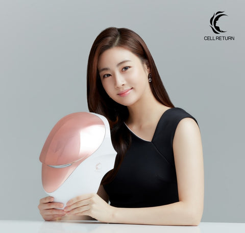 Cellreturn LED Mask Platinum for best LED light therapy treatment at home to get rid of the excess oil and improve acne prone skin - The Best Skincare Routine for Oily Skin Malaysia - BeautyFoo Mall