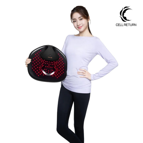 Kang Sora posing with Cellreturn Wheroes Plus device - Cellreturn Wheroes Plus Review - Beautyfoomall