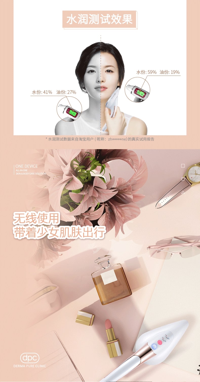 DPC Skin Iron Effect Testing | DPC小熨斗 DPC Skin Iron | BeautyFoo Mall