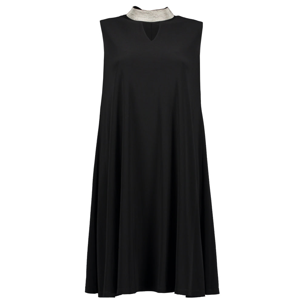 High Neck Embellished Dress