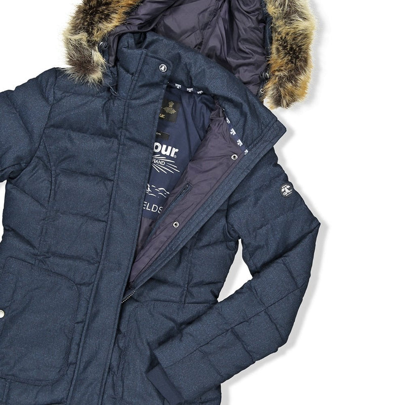 barbour foreland quilted parka