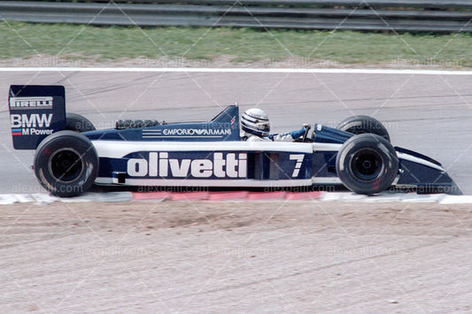 F1 1986 Derek Warwick - Brabham BT55 - 19860133 –  - F1 &  Motorsport Stock Photos and More