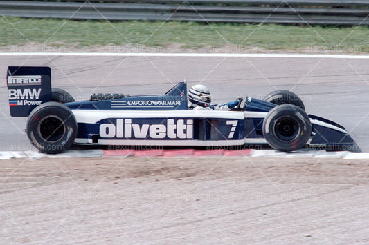 F1 1986 Riccardo Patrese - Brabham BT55 - 19860080 –