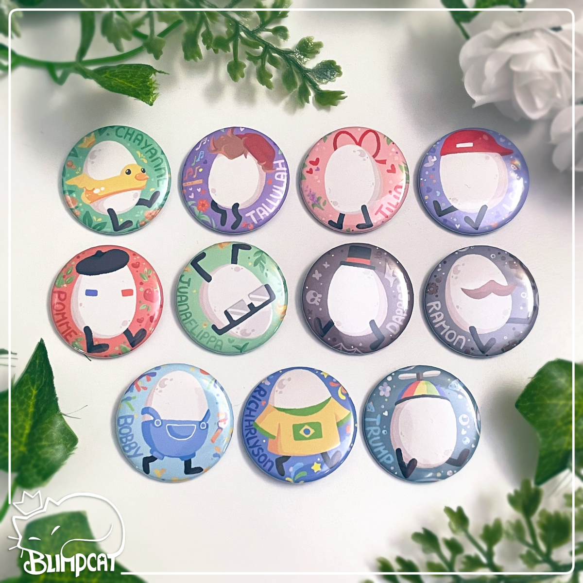 QSMP Egg Buttons