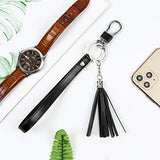 Arae Essentials Keychain for women - Lanyard Key Chain with Detachable Alloy Metal Rings with Tassels