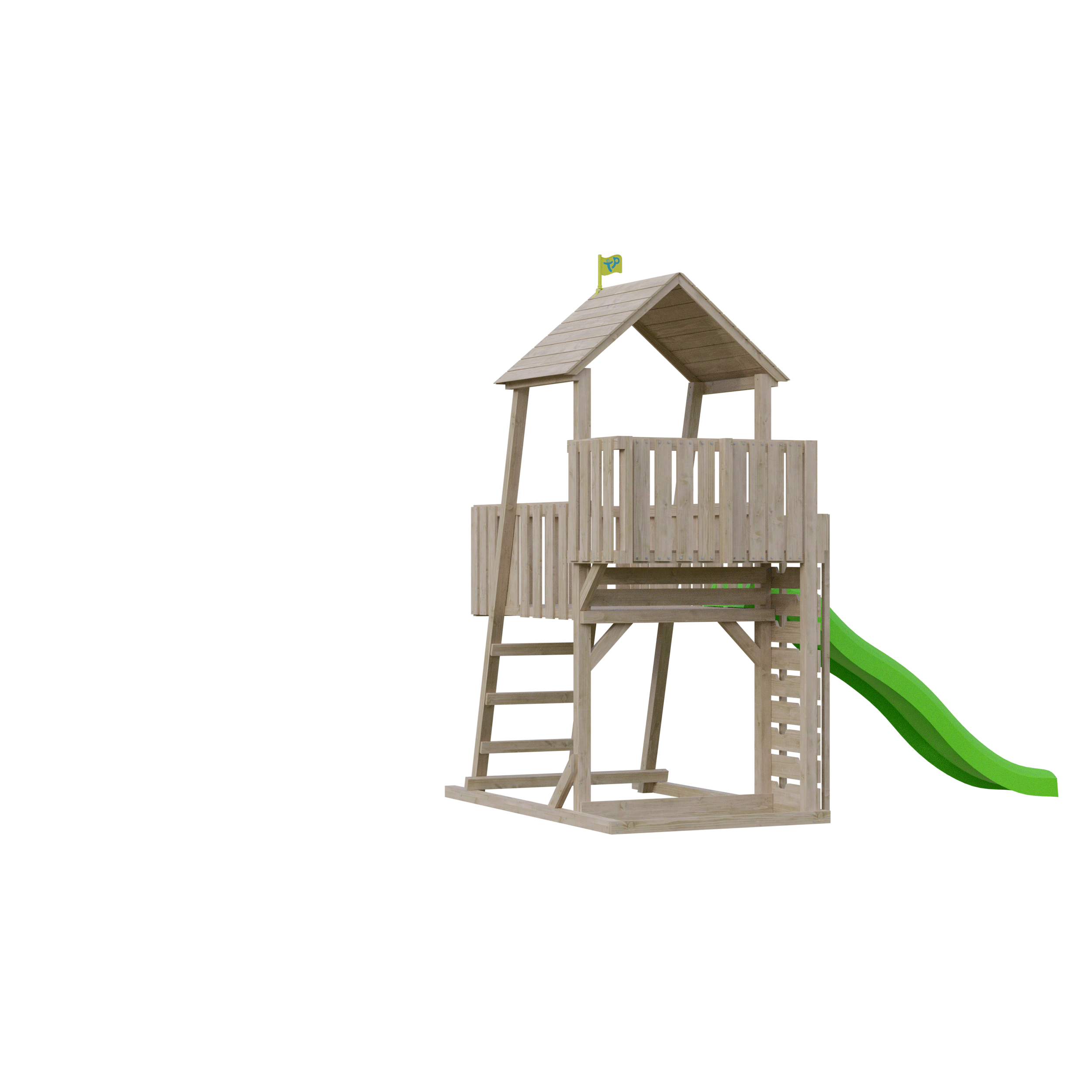 TP Kingswood Wooden Climbing Frame Tower - Builder - FSC<sup>®</sup> certified