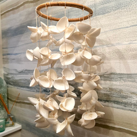 Hanging Seashell Mobile from Home Decor Online Store Collecting Seashells