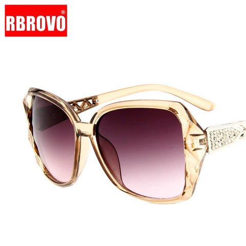 2023 Vintage Big Frame Sunglasses Women Brand Designer Gradient