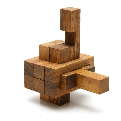 The Notch Wooden Mechanical Puzzle Burr