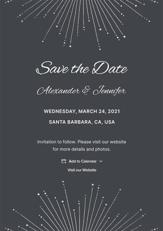 Save The Date Cards Paper Free Online Templates Joy