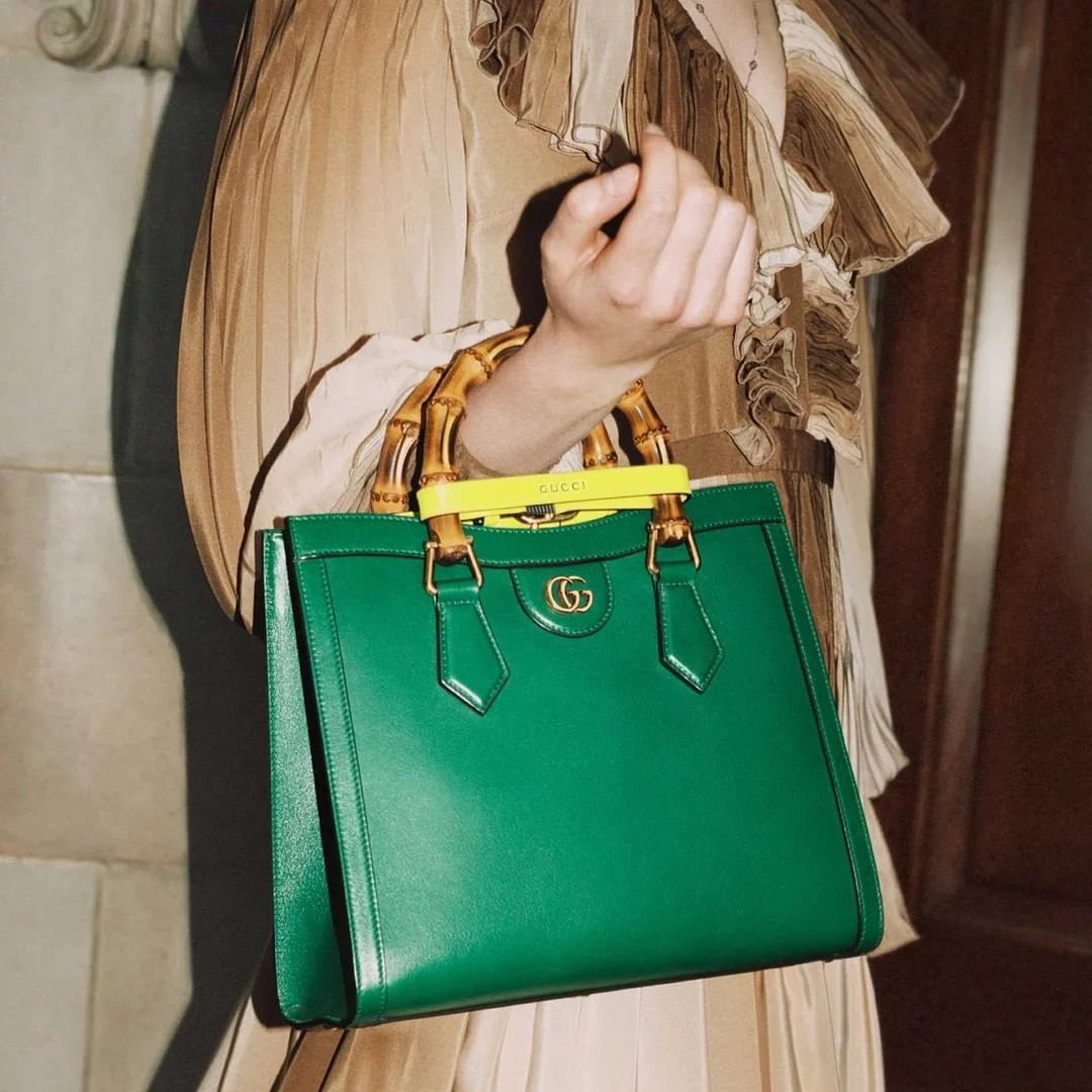 gucci diana bag green