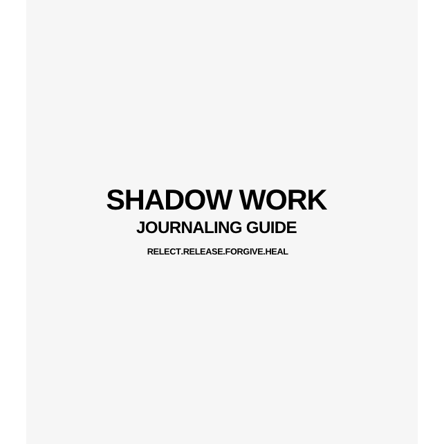 shadow work journal exercises