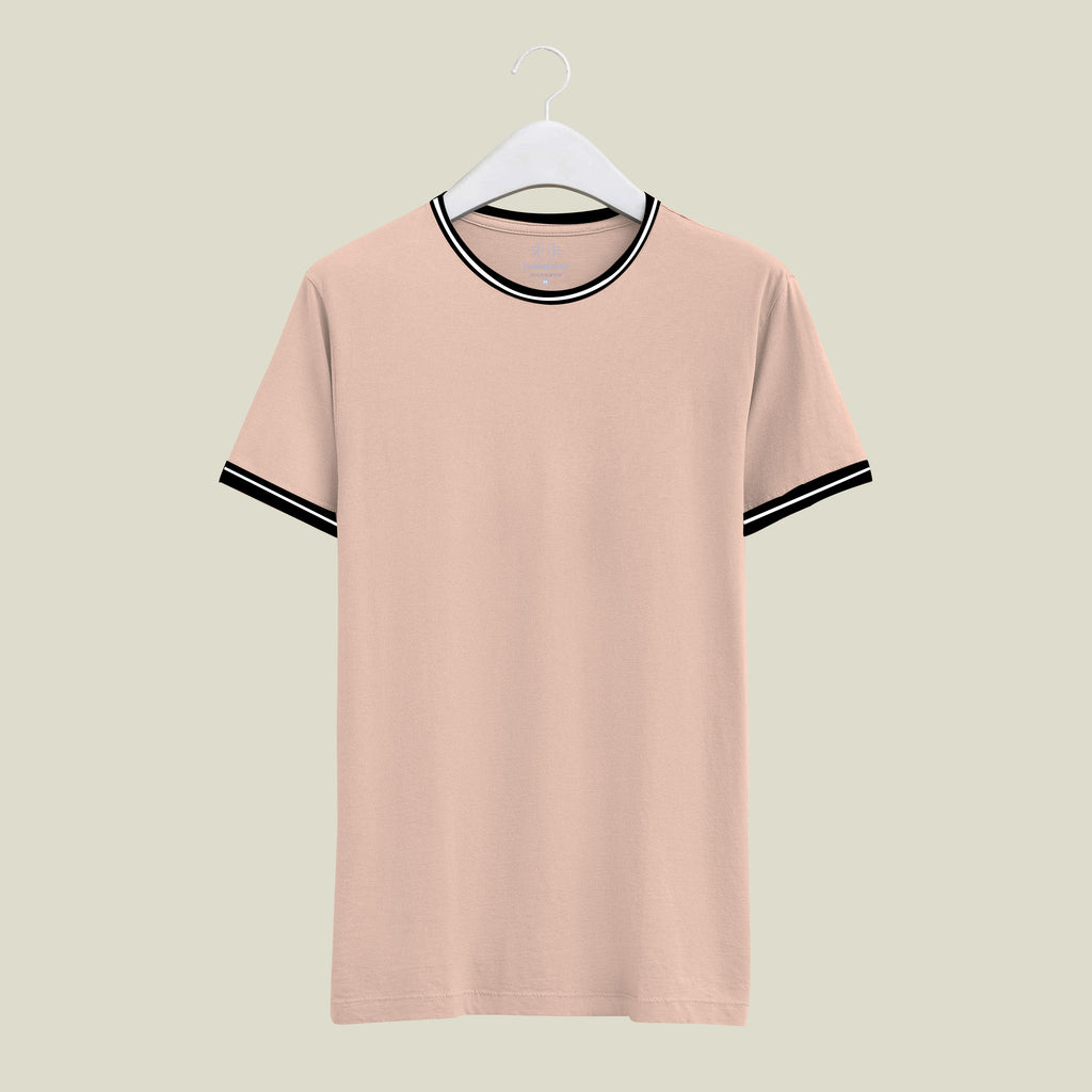 T-shirt Unisex Rib Div (Peach)