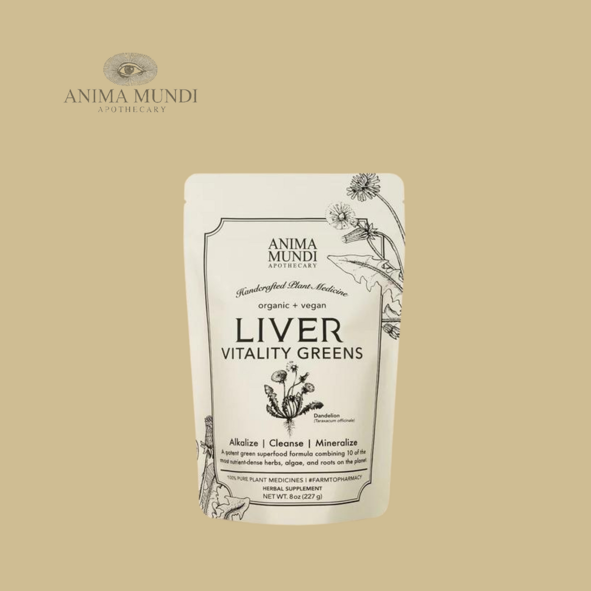 Anima Mundi Liver Vitality Organic Green Detox – The Beauty Doctrine