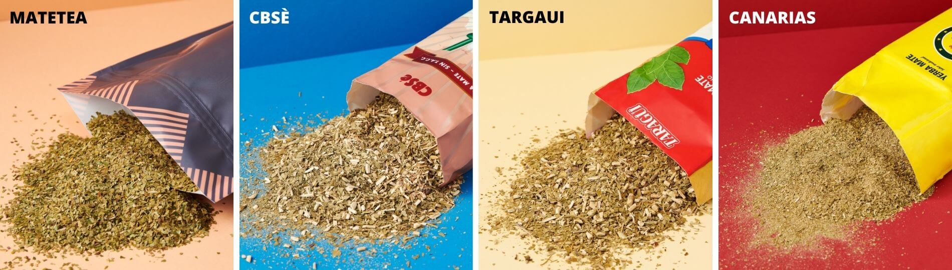 Matetea yerba mate vs CBSé vs taragui vs canarias