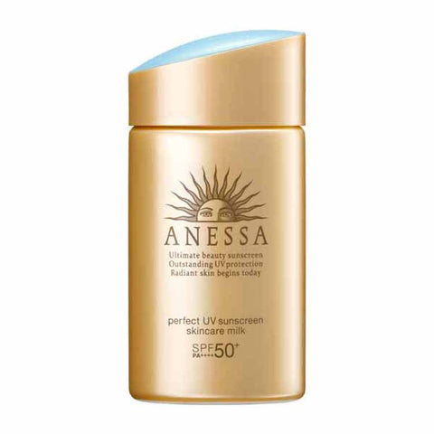 Anessa Perfect UV Skin Care Milk SPF50 + PA ++++ For Face & Body 60ml