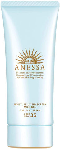 Anessa Moisture UV Sunscreen Mild Gel For Sensitive Skin SPF35 PA+++ 90 g