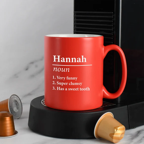 A personalized engraved name cup is a stylish and thoughtful gift