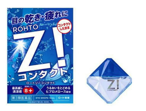 Cool Feeling Eye Drop ROHTO Z! b 12ml - Japanese Eye Drop