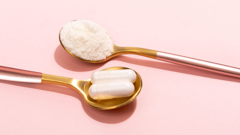 DHC Collagen has various forms, such as powder, capsules, or liquid