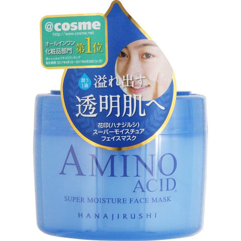 Hanajirushi Super Moisture Face Mask 220g Amino Acid Face Pack