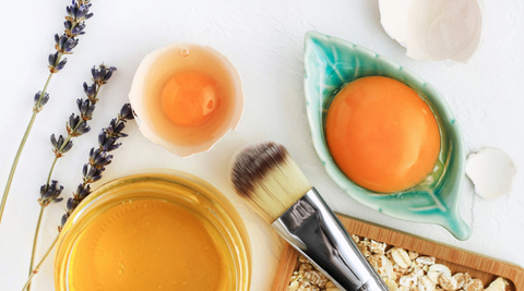 Revitalize your hair with an Egg Honey Hair Mask for nourishment and strength