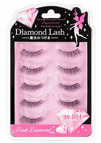 5 Pairs Diamond Rush Diamond Lash No.004 Eyelashes For Fashionable Eyes