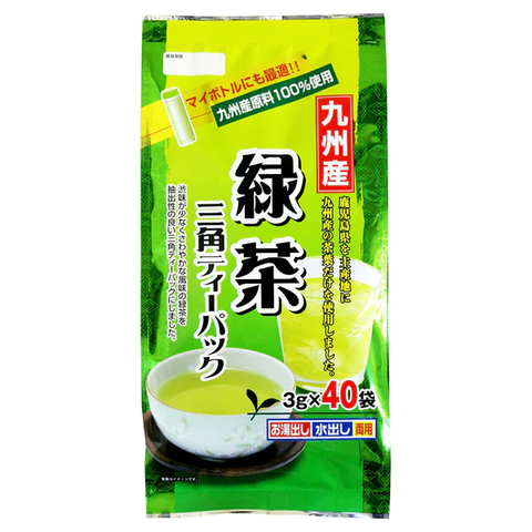 Kotobukiya-En Kyushu Green Tea, with 40 bags, delivers a delightful and nutritious Japanese green tea experience from fresh Kyushu tea leaves