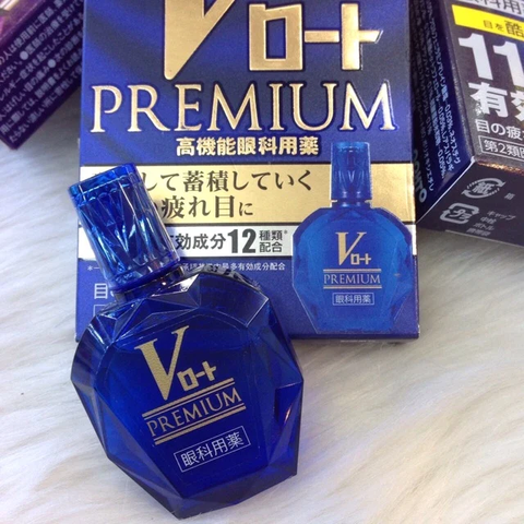 The formula of V ROHTO Premium includes 12 active ingredients that help to treat dry eyes