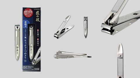 This Green Bell nail clipper has a convenient nail catcher for effortless grooming.