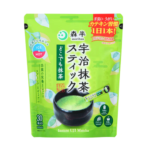 Morihan Kyoei Instant Uji Matcha is a convenient and flavorful green tea stick that captures the essence of Uji matcha