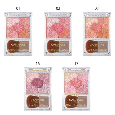 Luminous glow with Glow Fleur Cheeks (Blend Type)