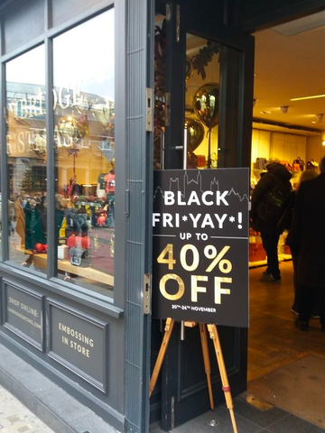 Businesses and retailers often offer significant discounts during the Black Friday period.