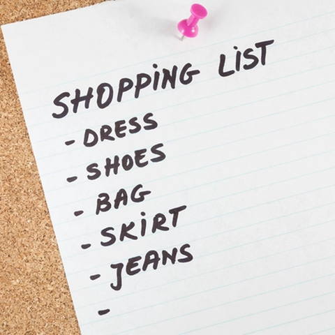Maintaining a well-defined list can keep you on track when shopping.