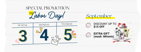 Celebrate Labor Day with Japan With Love's Exclusive Promotions!