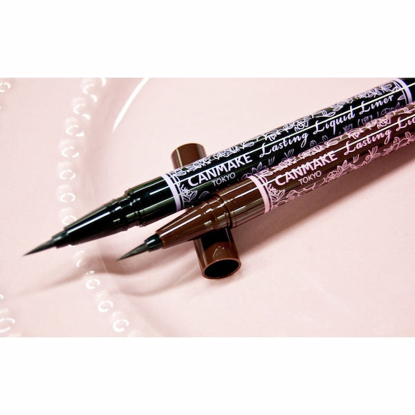 Complete your eye makeup kit with Canmake's liquid eyeliner