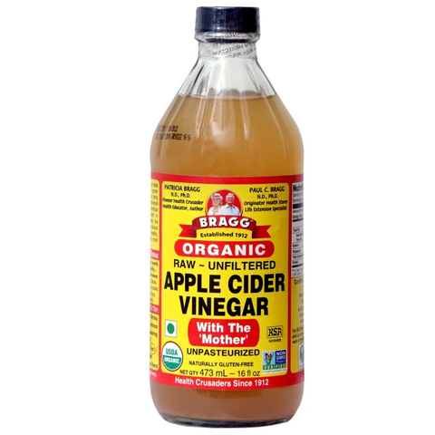 You can use apple cider vinegar to eliminate dandruff.