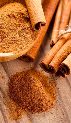 Cinnamon enhances blood circulation, providing relief to an itchy and irritated scalp, commonly associated with dandruff.