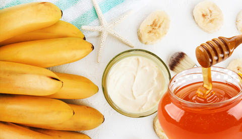 Revitalize hair with the richness of banana and yogurt