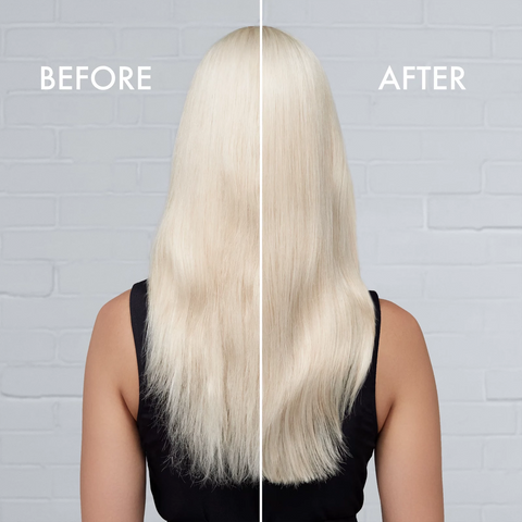 Revive post-bleach hair with TLC, infusing moisture and protein using coconut oil and bananas