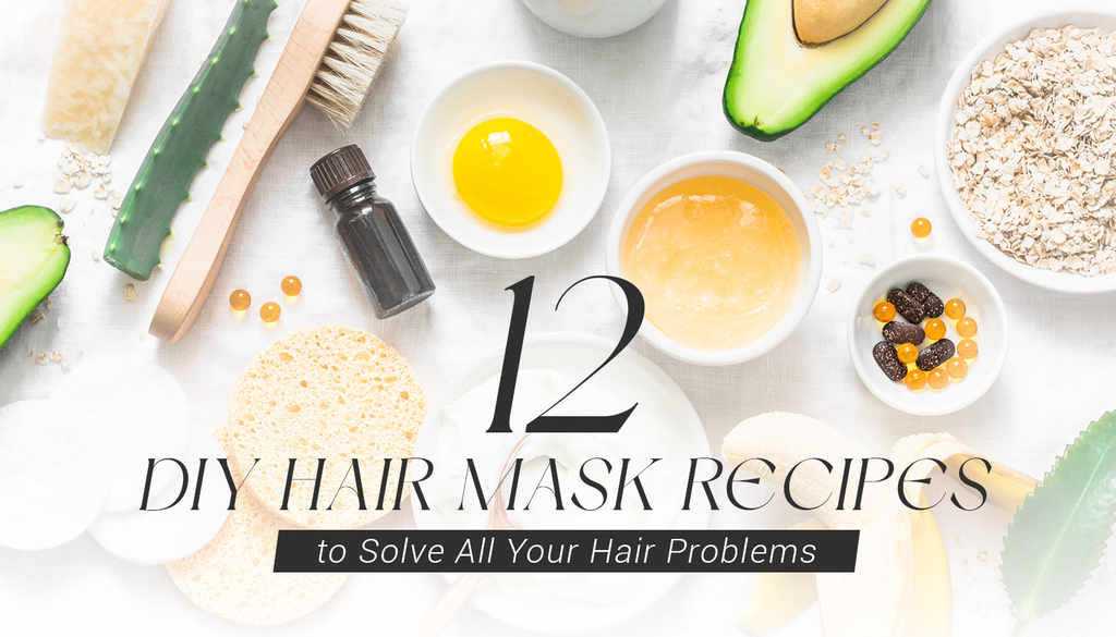 12 Best DIY Hair Mask Recipes to Solve All Your Hair Problems