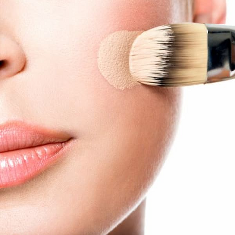 Use a concealer to cover any blemishes or under-eye circles