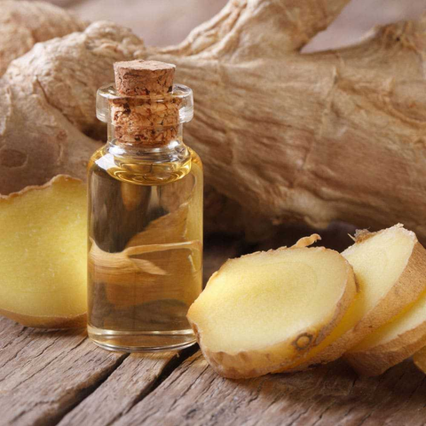 Dilute ginger oil to safely treat blemishes on the skin