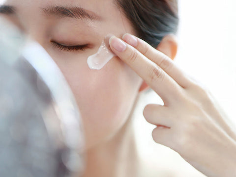 You just need to apply a suitable amount of eye cream around your eyes and gently massage it in