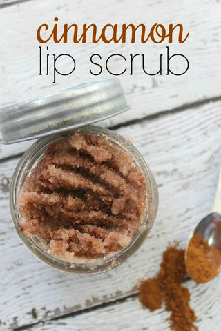 Cinnamon is a commonly chosen component in DIY lip scrubs due to its inherent ability to naturally plump the lips