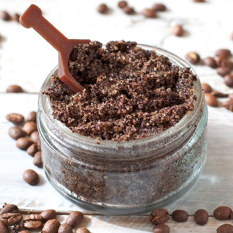 Coffee Lip Scrub is typically prepared using leftover coffee grounds in combination with various other components like coconut oil, sugar, and honey