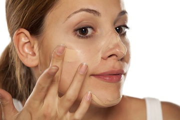 Distribute the product evenly across your face and neck