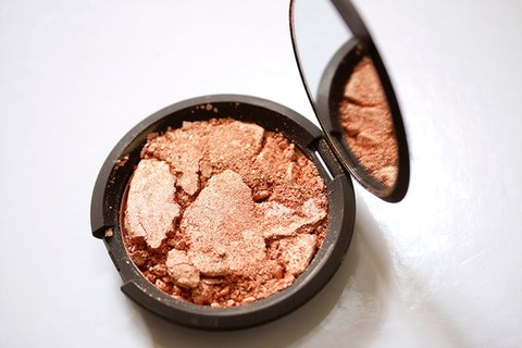 If your blush is severely cracked or shattered, it's best to replace it as it may be beyond repair